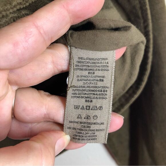 Free People Everlyn Corduroy Jacket In Moss Green Size Large - Picture 7 of 10